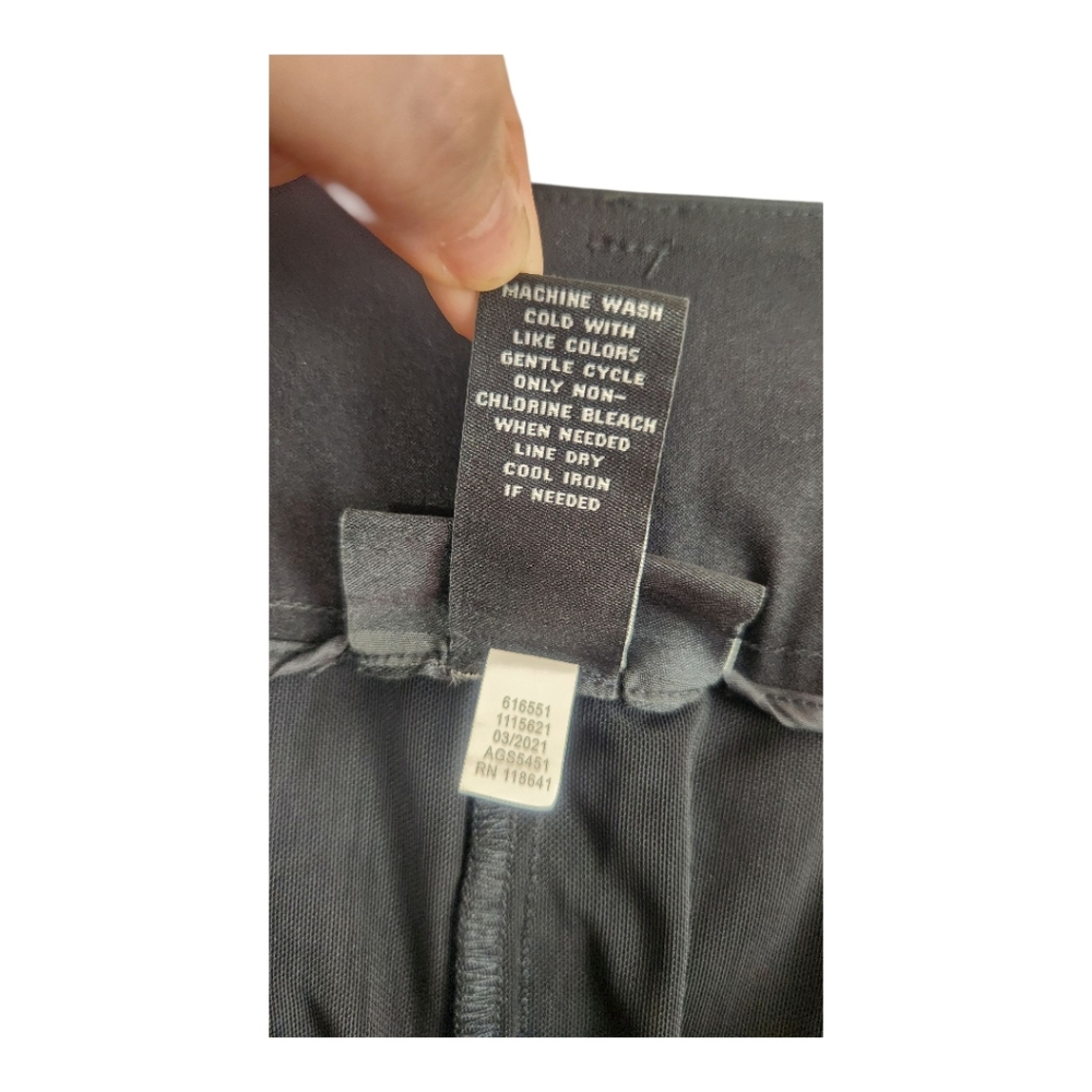 Lane Bryant 4-Season High Rise Straight Leg Pants Size 16 Black Career xl Stretc - Picture 6 of 7